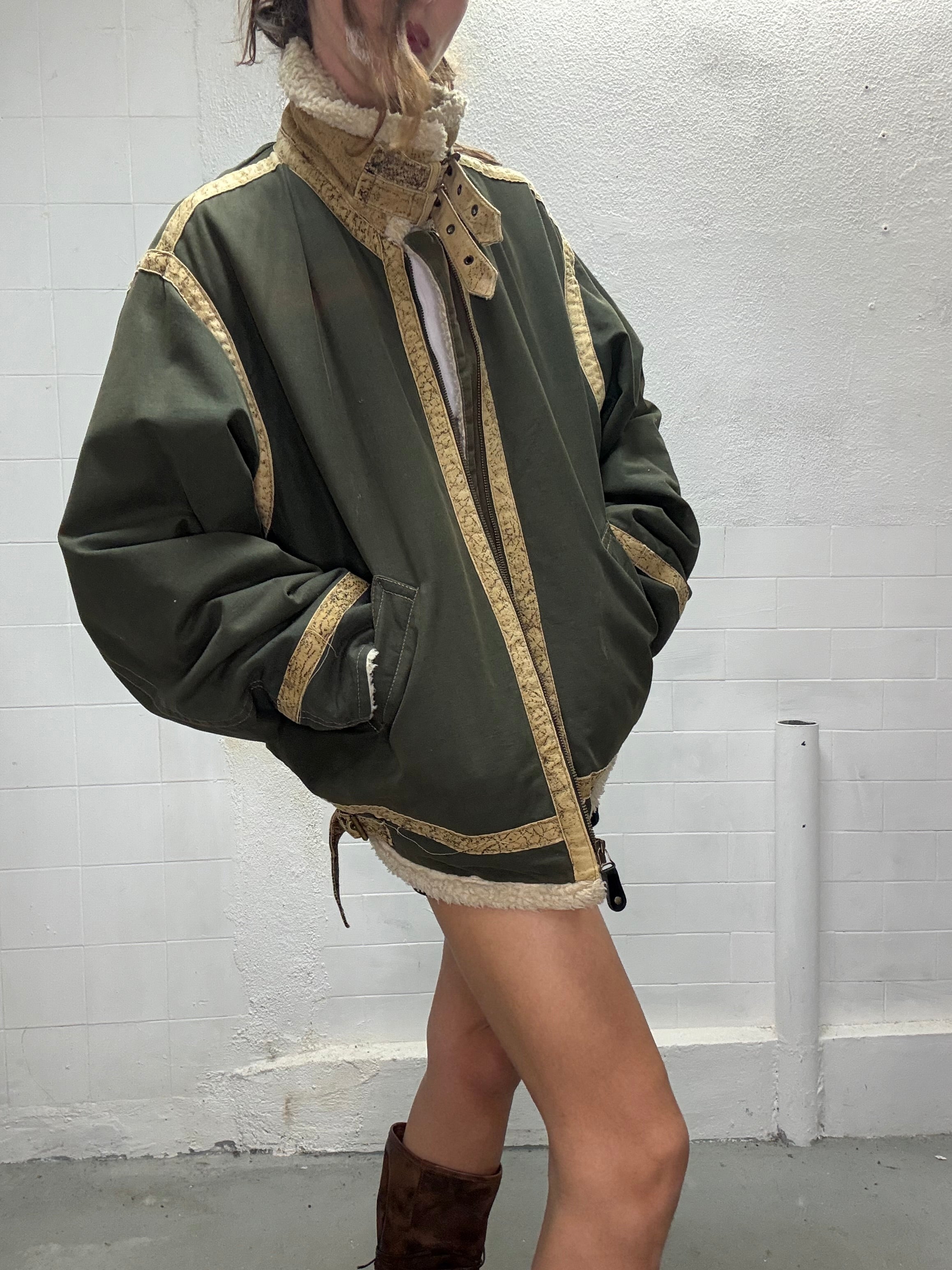 083 MILITARY OVERSIZED JACKET