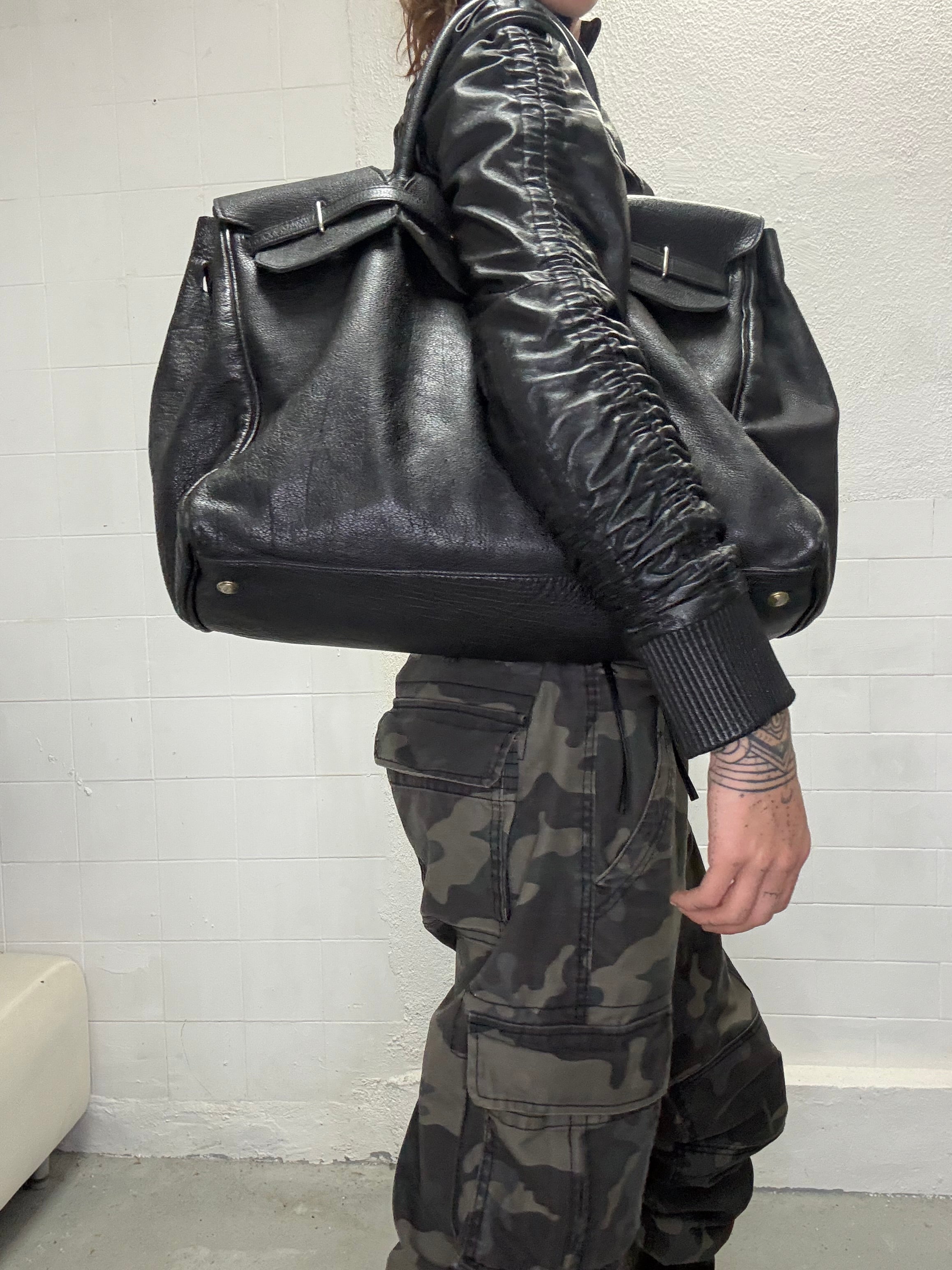 0100 FIRKIN REAL LEATHER BAG