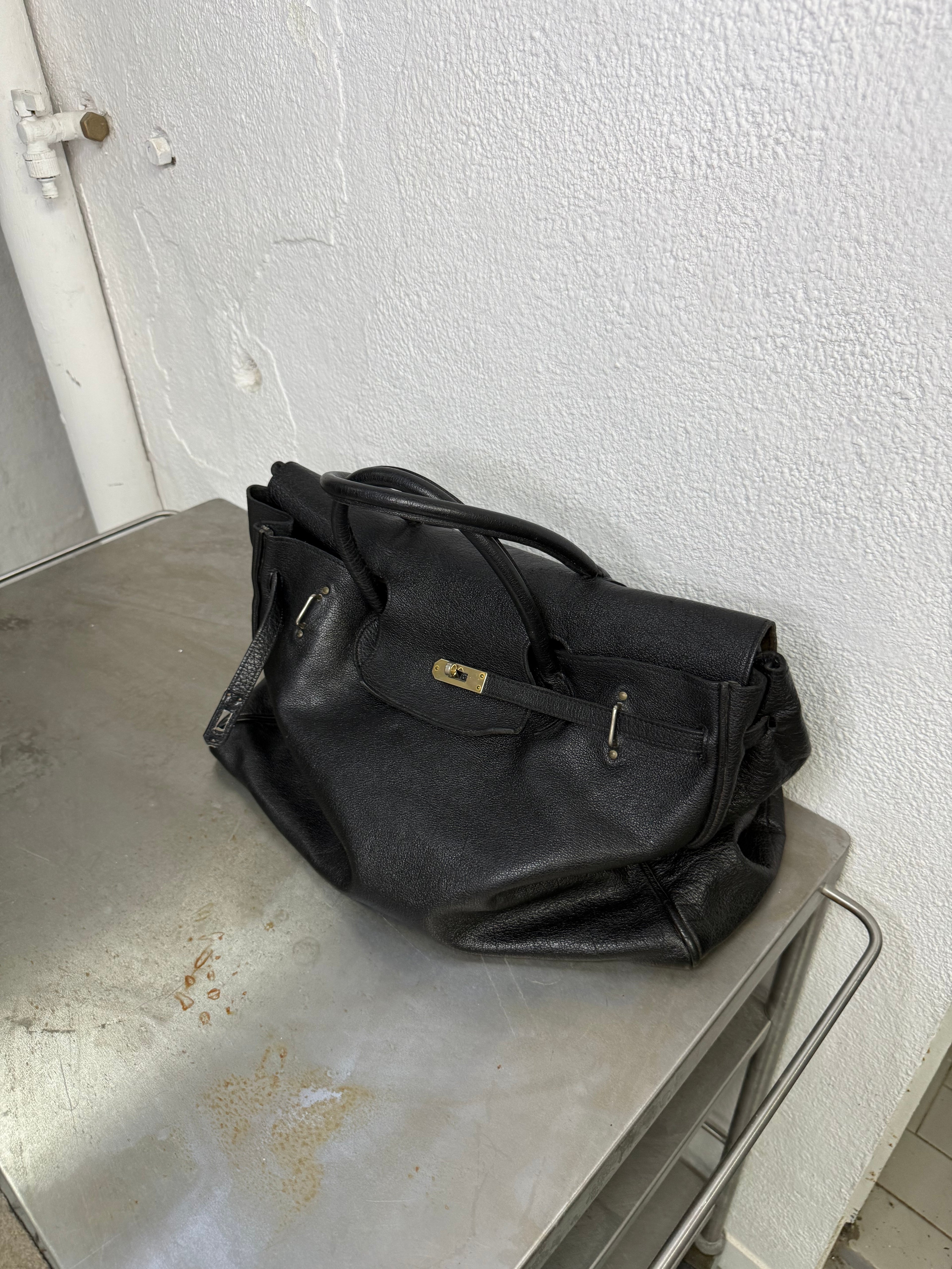 0100 FIRKIN REAL LEATHER BAG