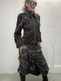 080 REAL FUR DARK CHOC JACKET