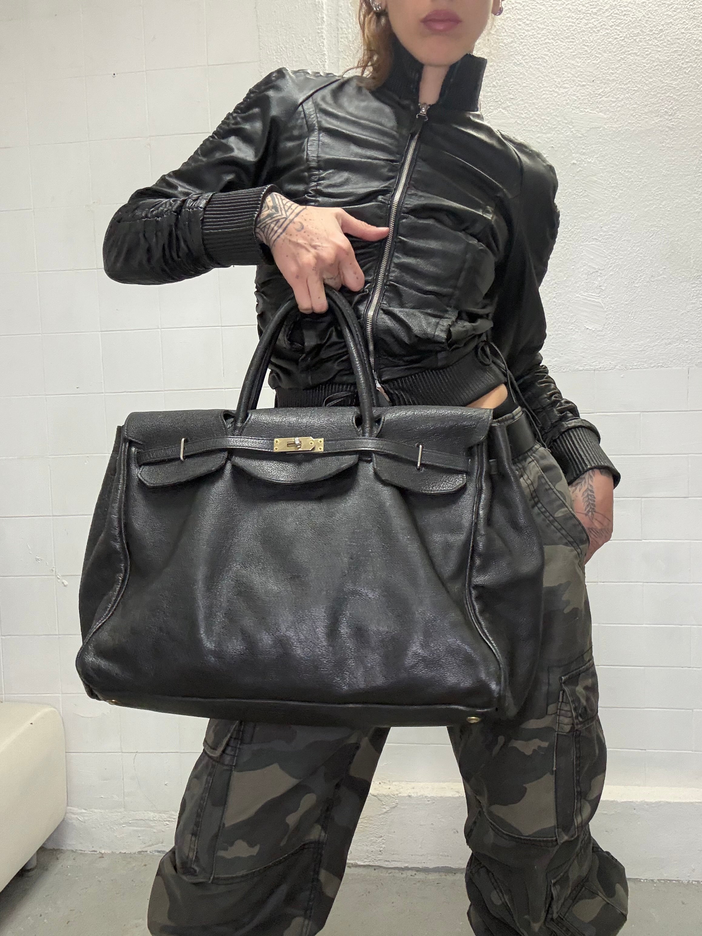 0100 FIRKIN REAL LEATHER BAG