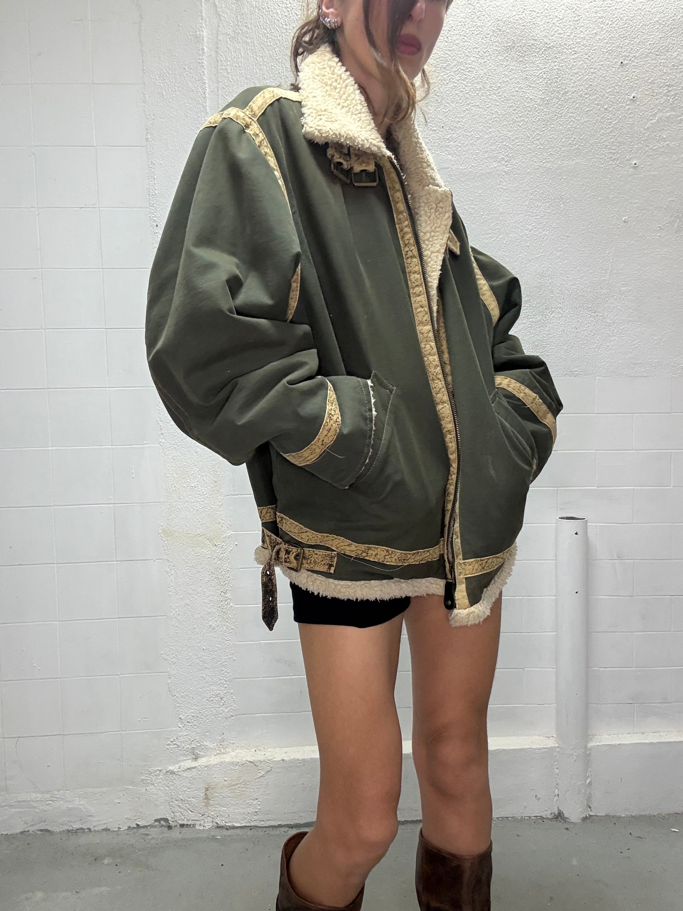 083 MILITARY OVERSIZED JACKET