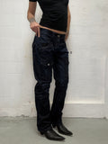 089 UTILITARY DARK JEANS