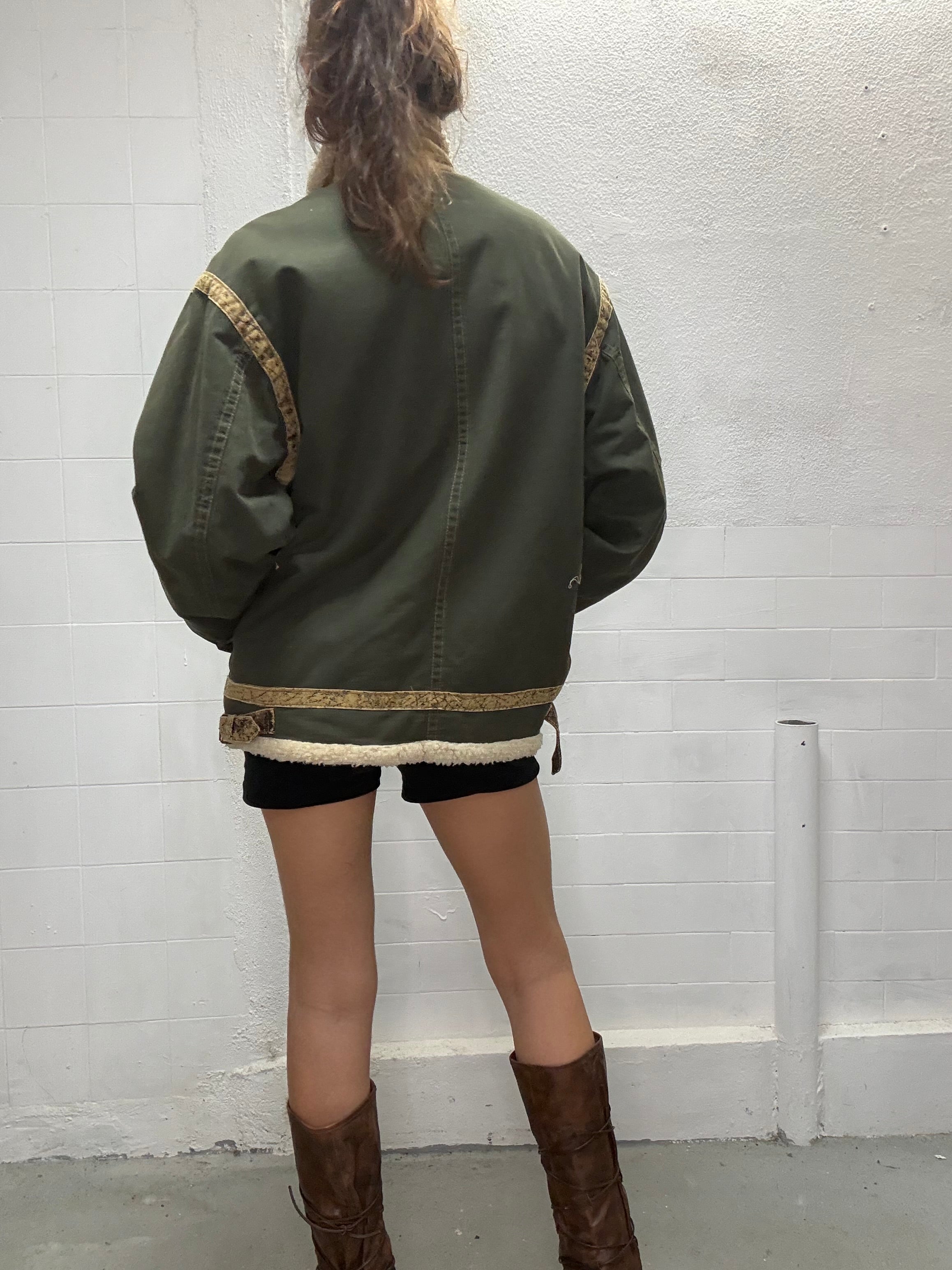 083 MILITARY OVERSIZED JACKET