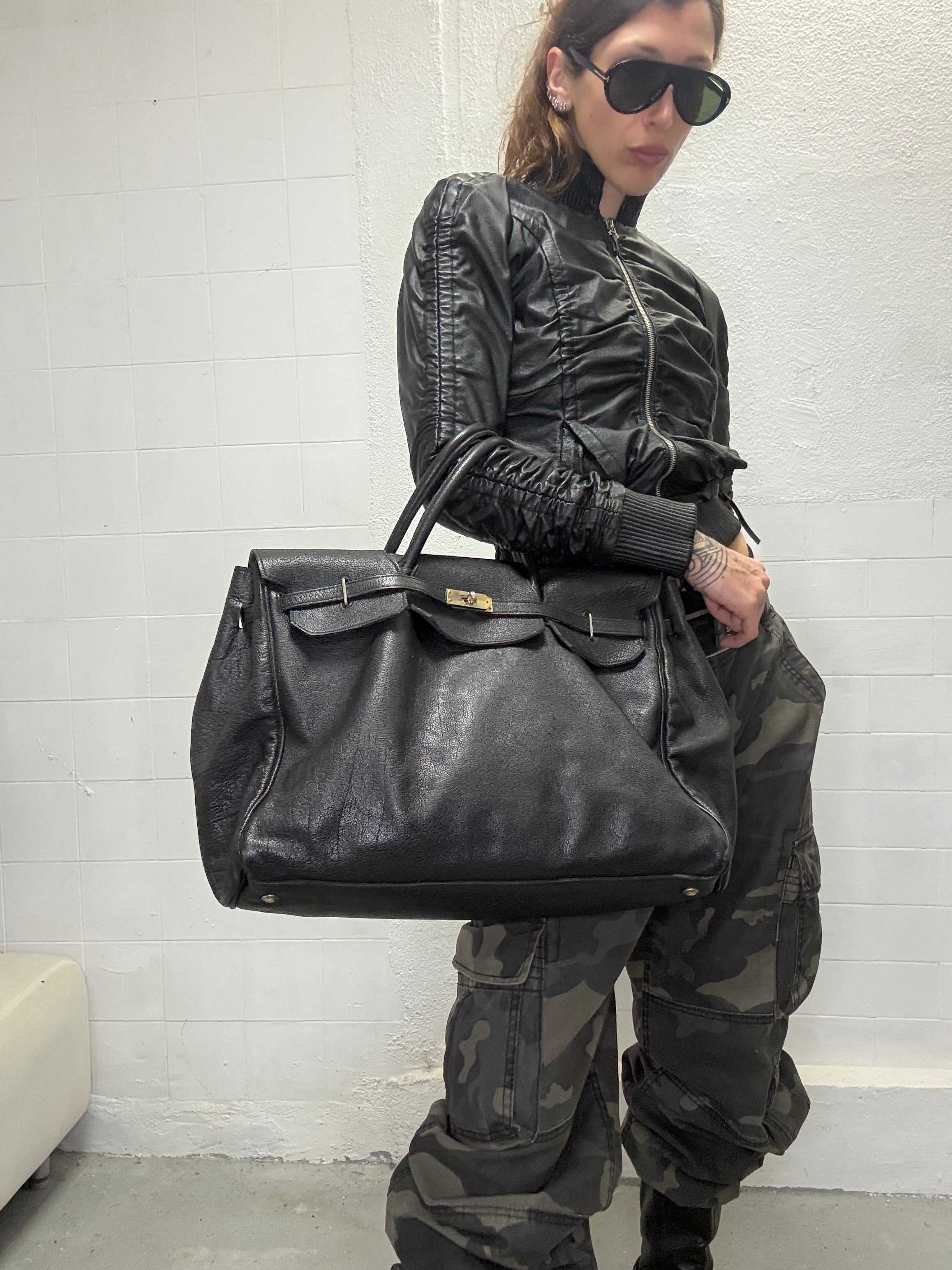 0100 FIRKIN REAL LEATHER BAG