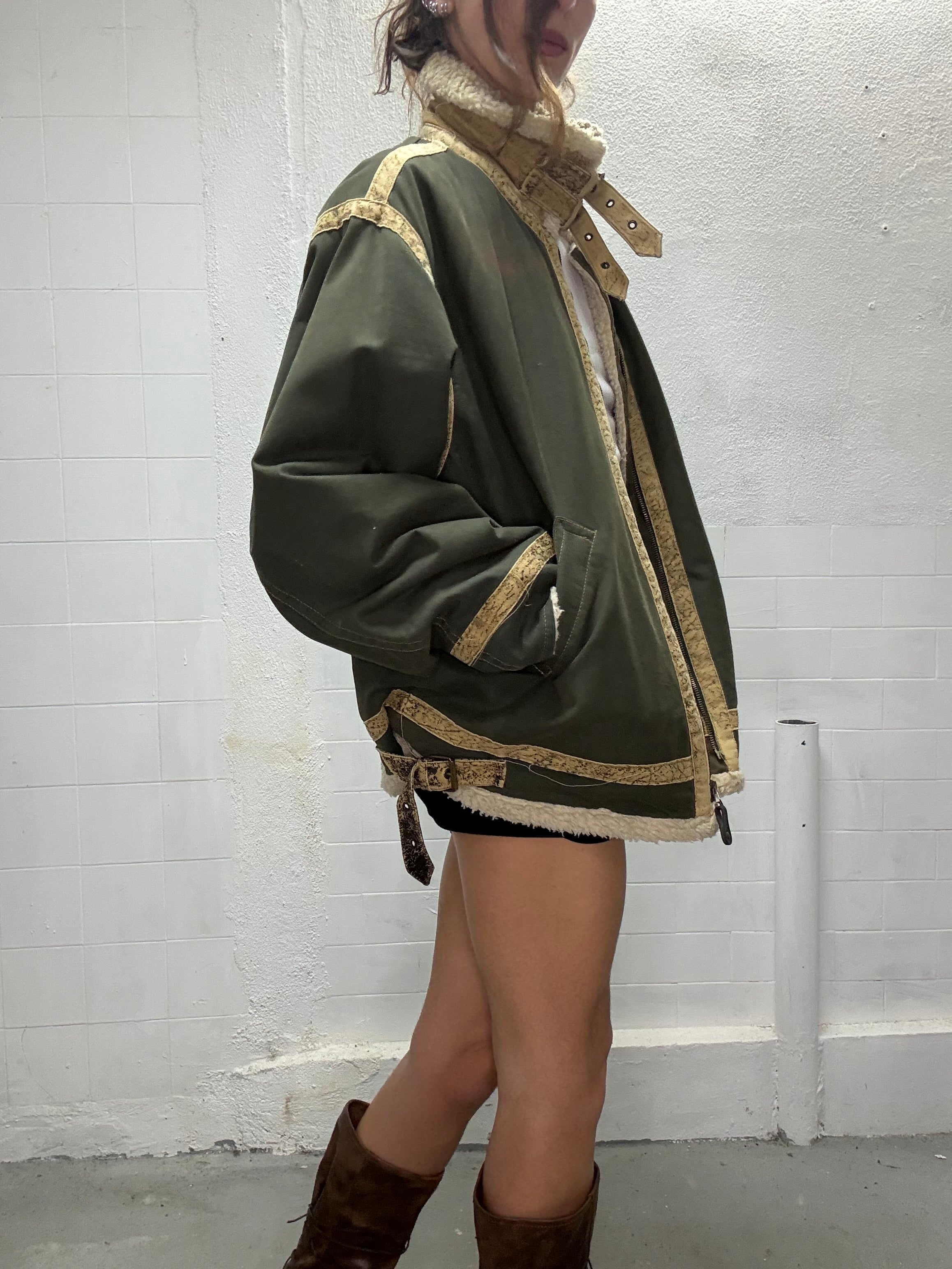 083 MILITARY OVERSIZED JACKET
