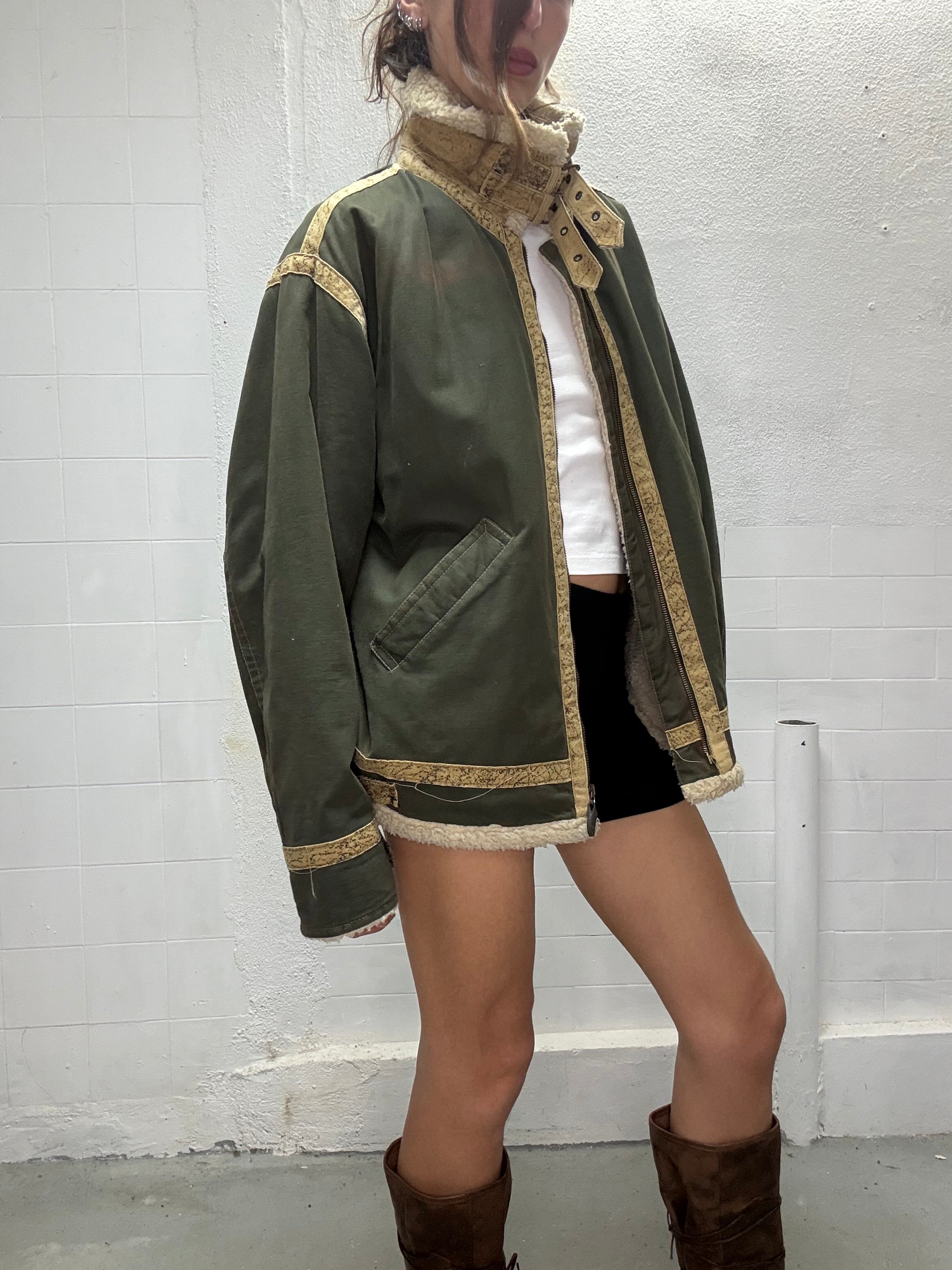 083 MILITARY OVERSIZED JACKET