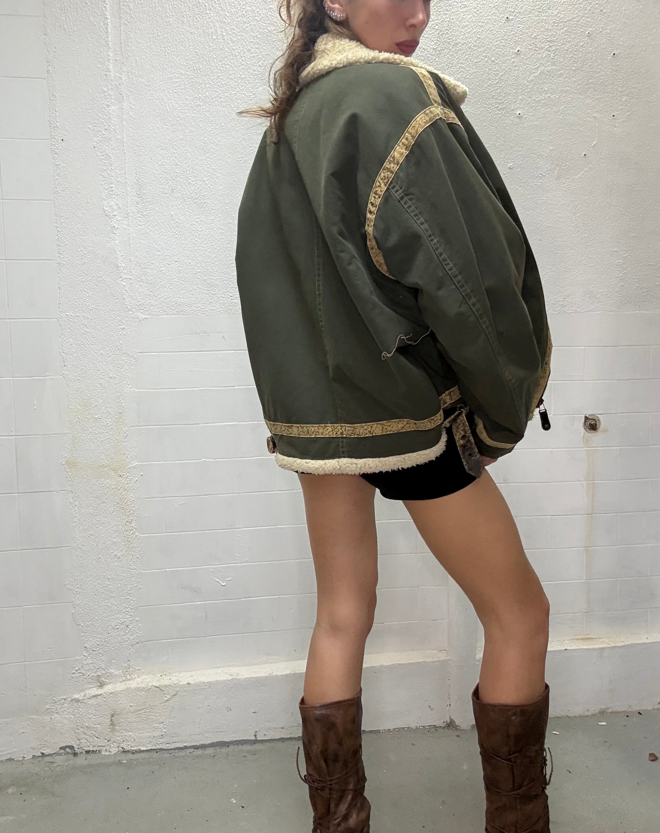 083 MILITARY OVERSIZED JACKET