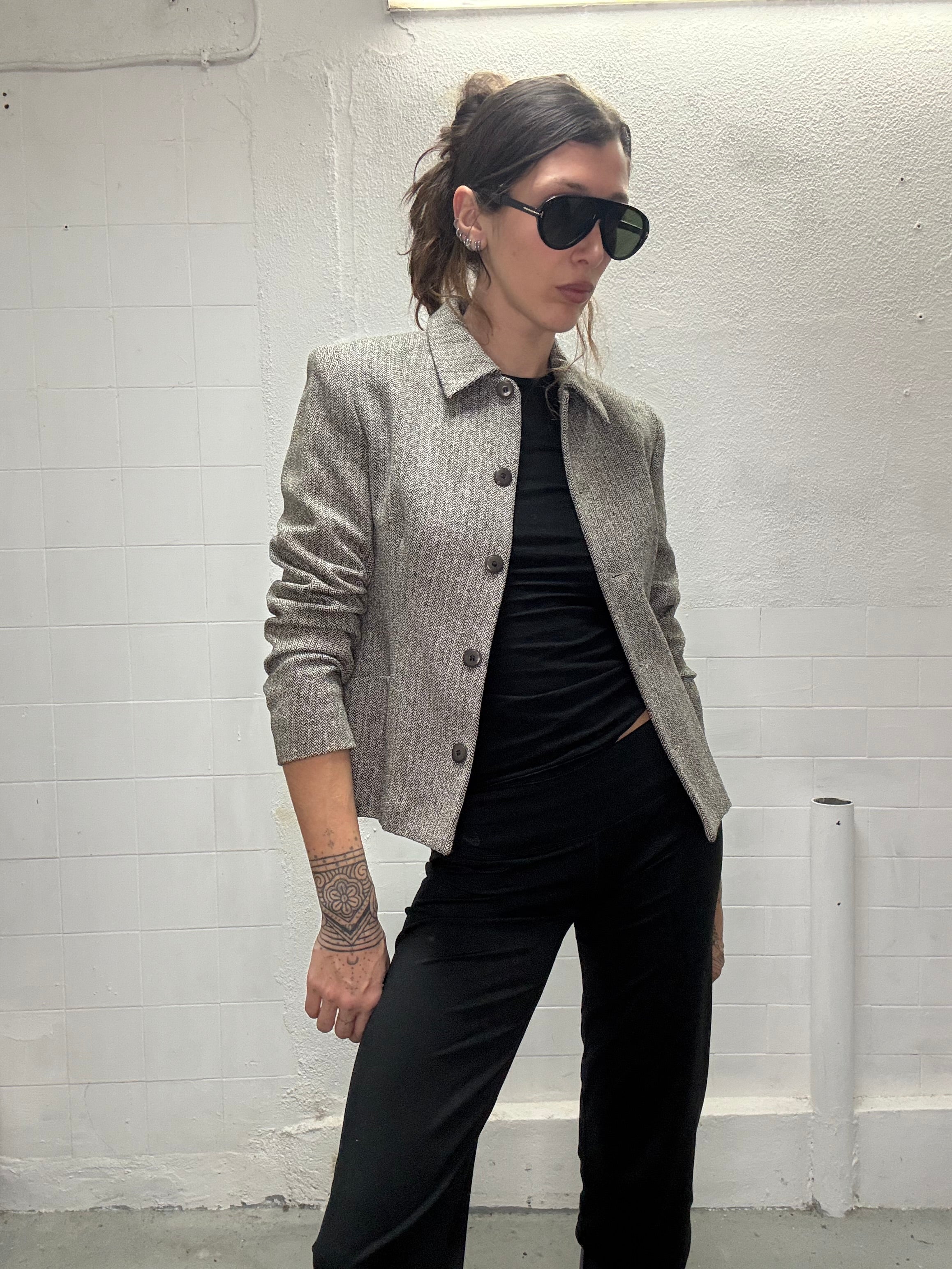 078 BUTTON UP BLAZER