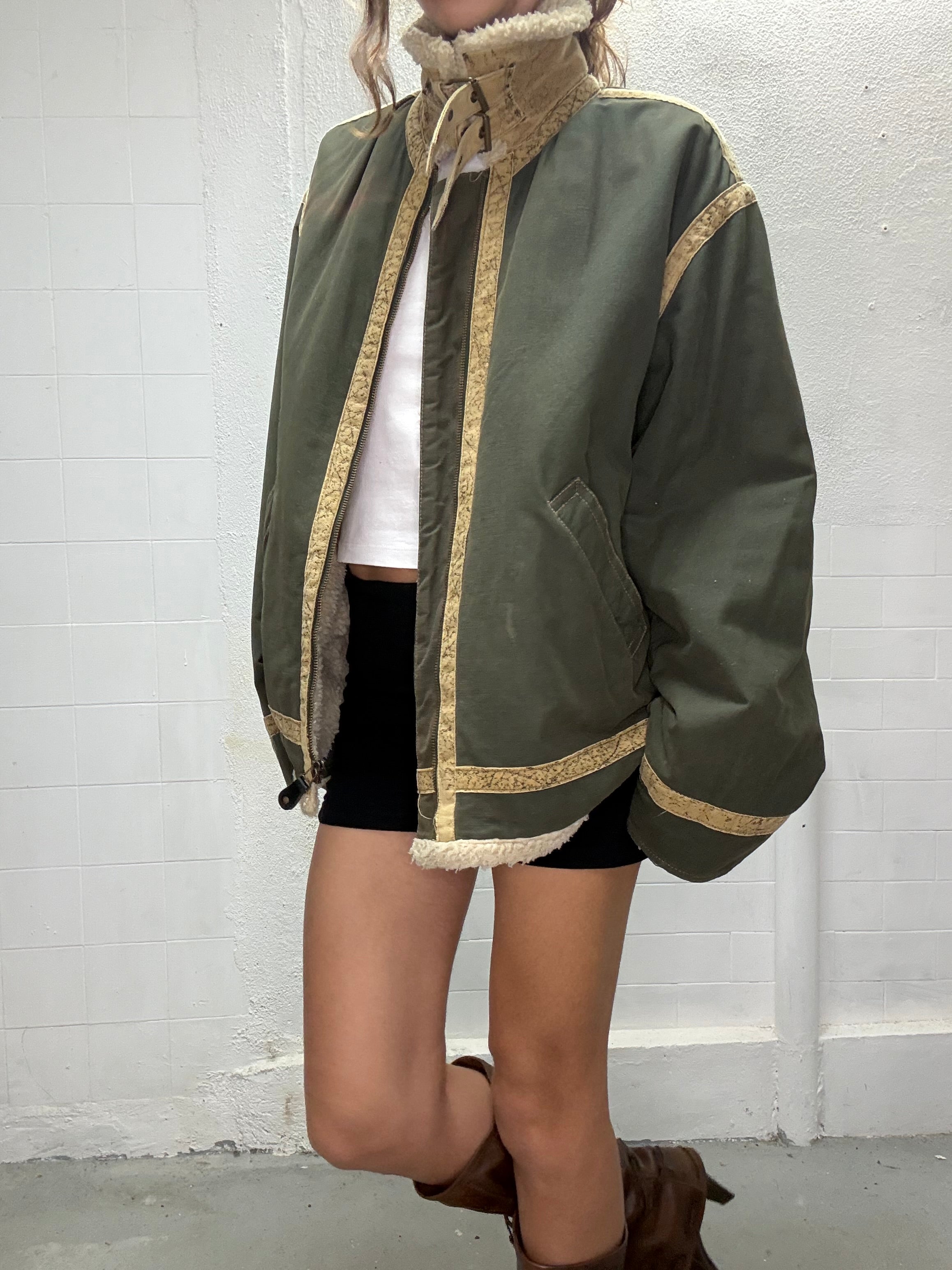 083 MILITARY OVERSIZED JACKET