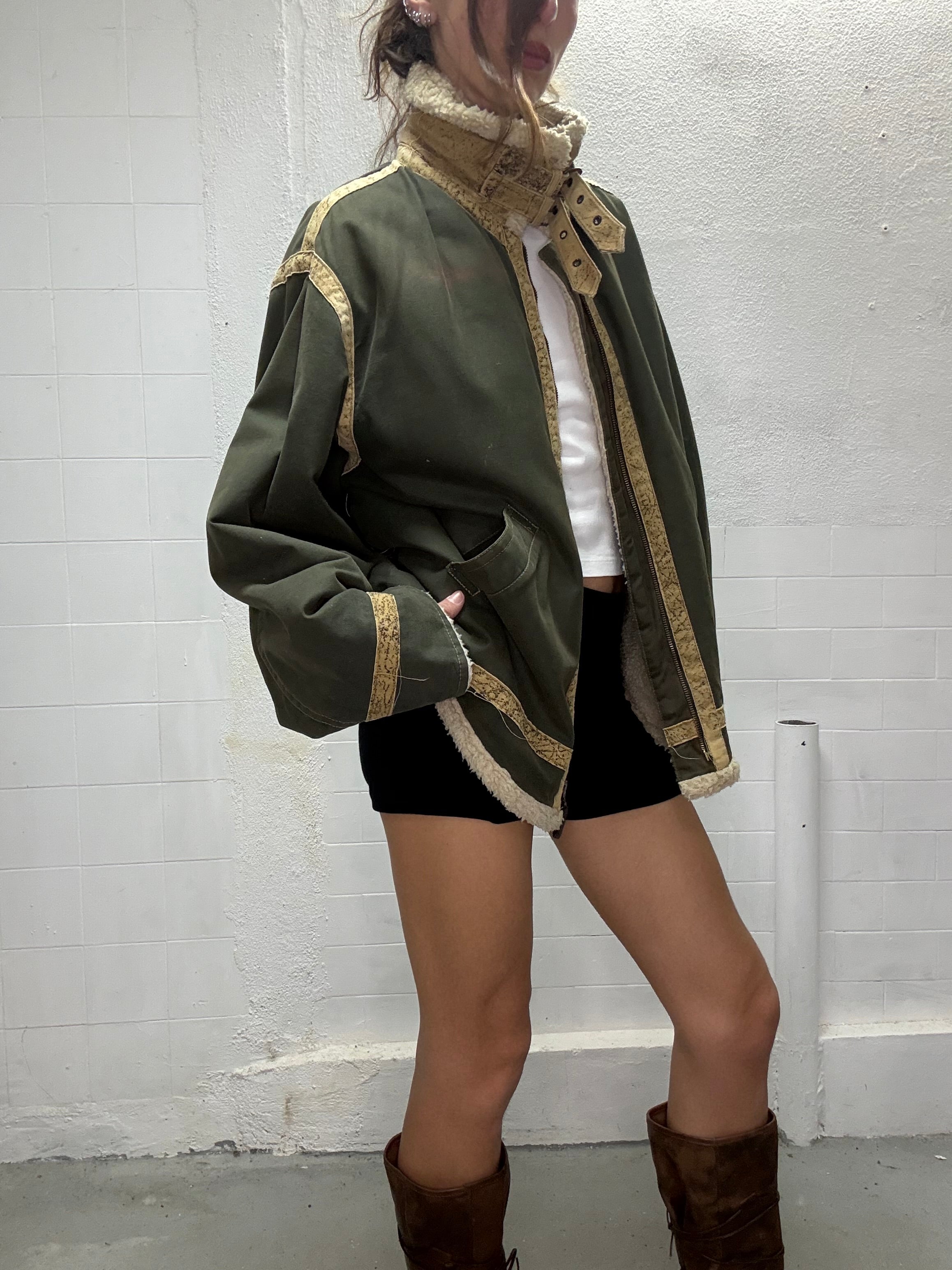 083 MILITARY OVERSIZED JACKET