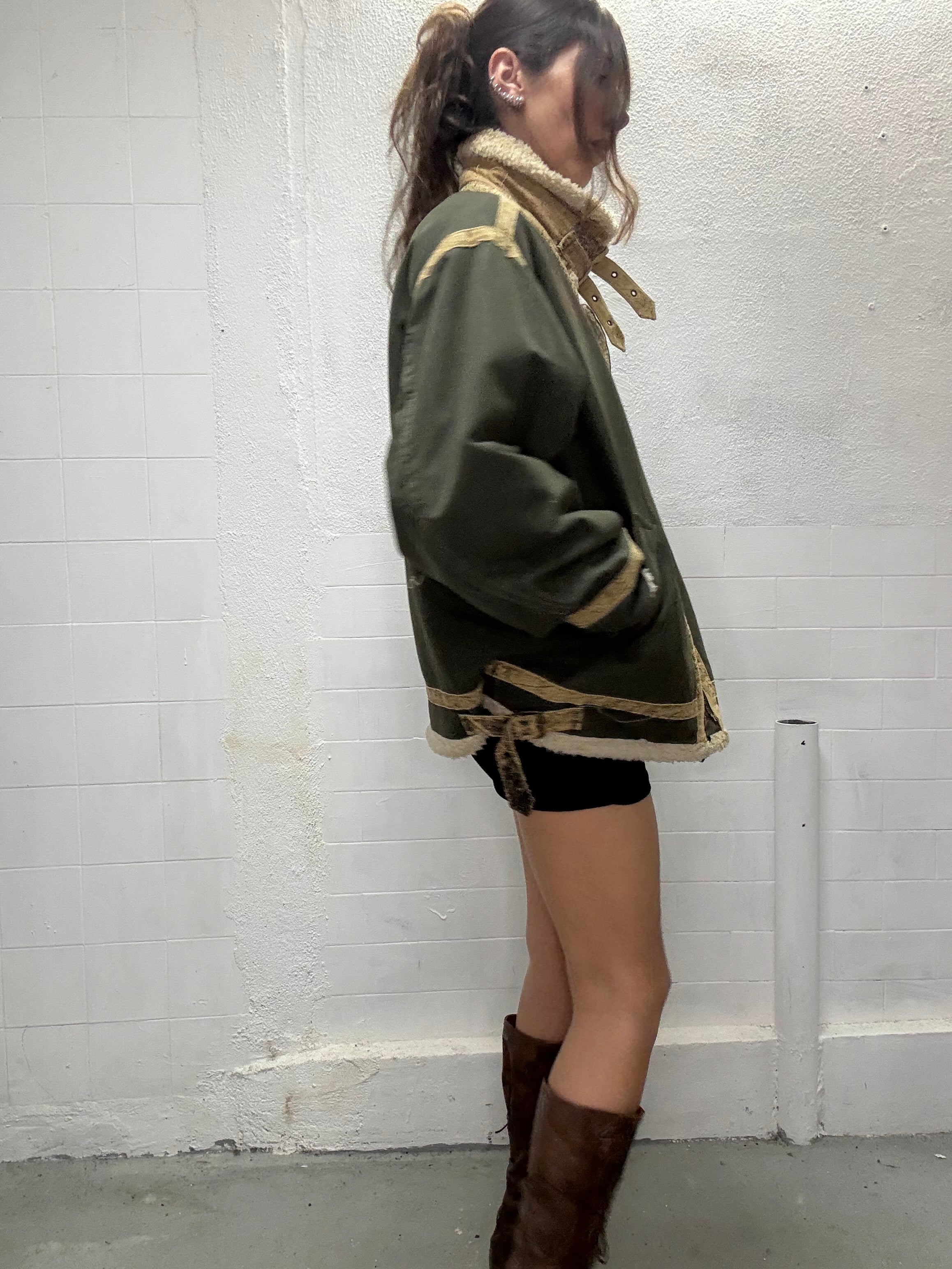 083 MILITARY OVERSIZED JACKET