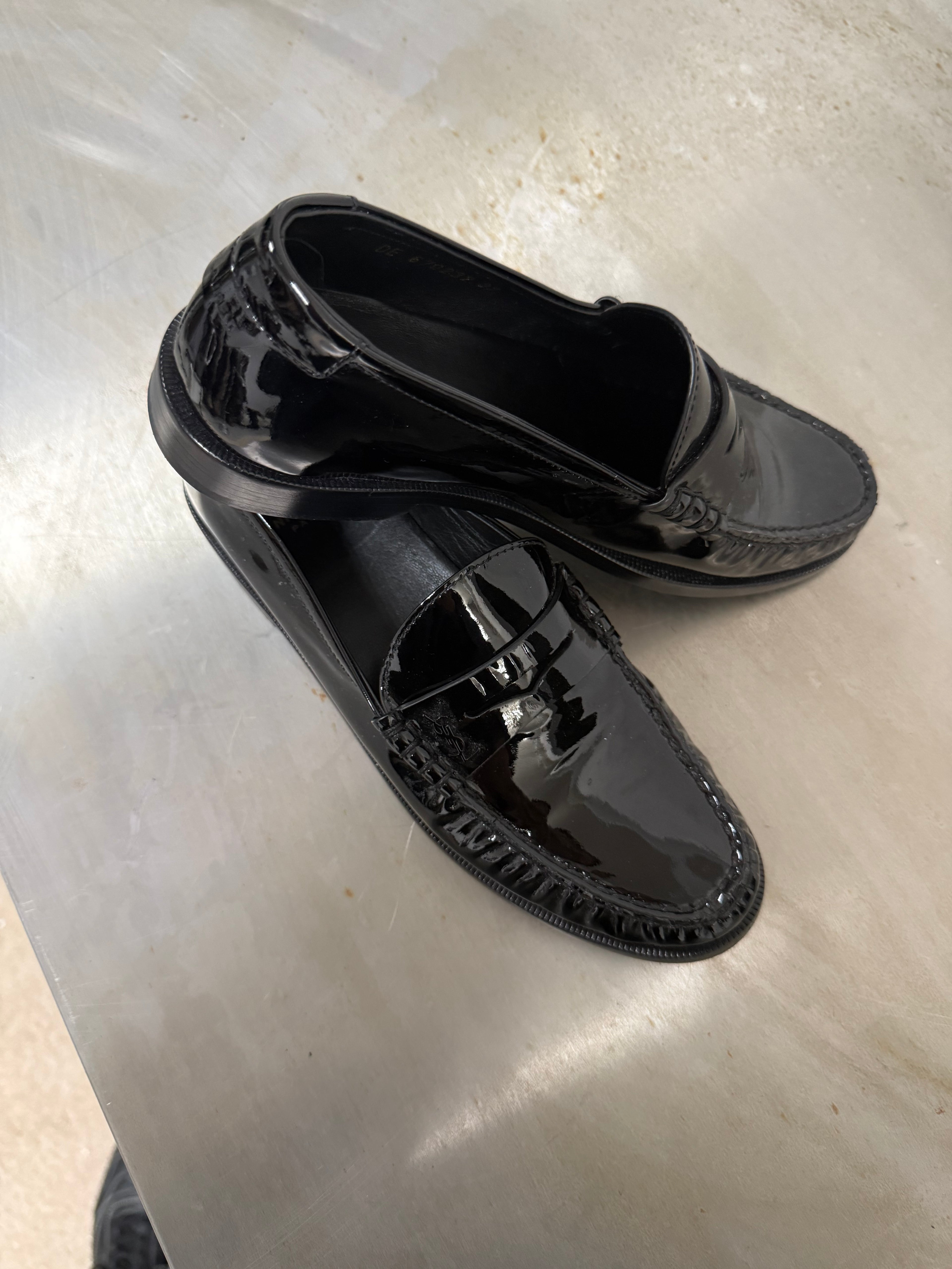 Saint Laurent penny loafers timeless design